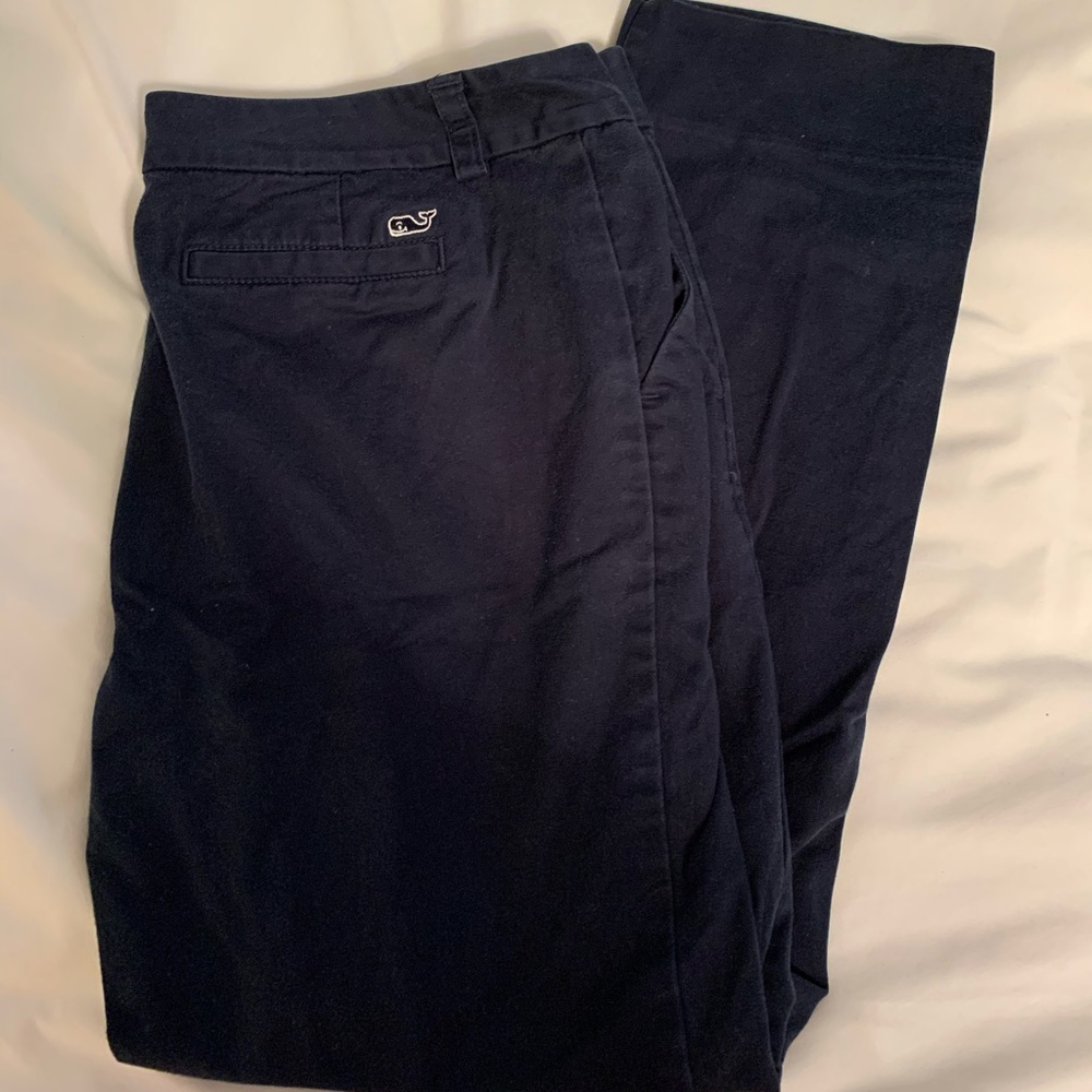 Vineyard Vines navy Capri pants